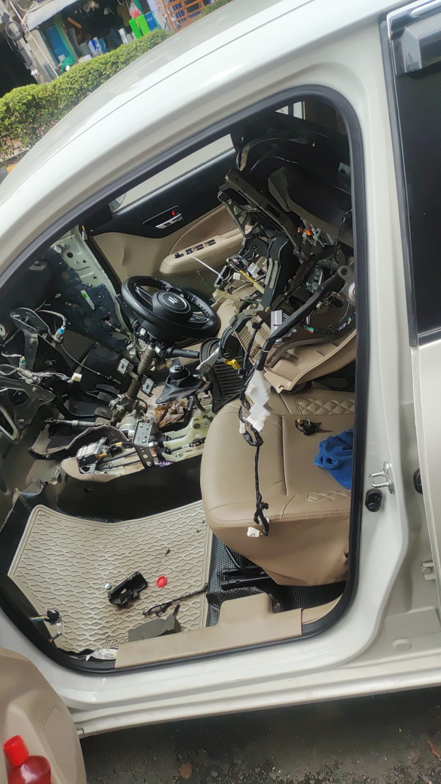 Dashboard and climate system repair